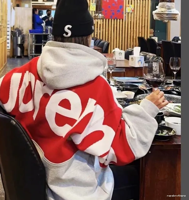 L Back S Sweatshirt LOGO Grey XL LOGO JACQUARD SWEATSHIRT Big HOODED Black BIG M Hoodie 0522